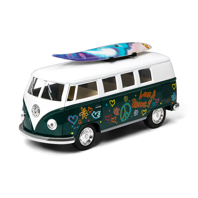 1962 Volkswagen Classical Bus w/ surfboard