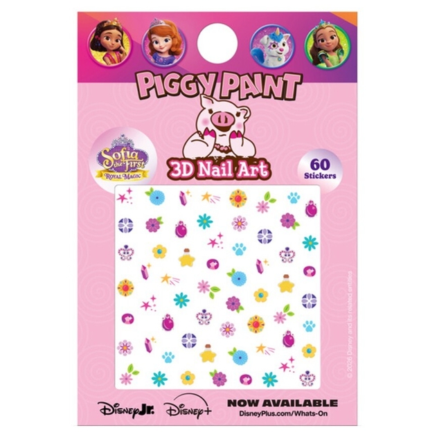 Sofia the First: Royal Magic 3D Nail Art