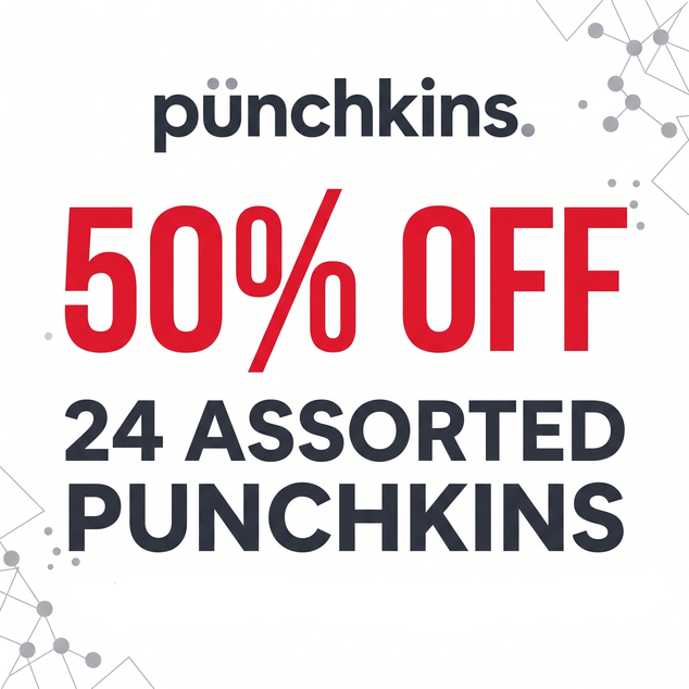 24 Assorted Regular  Punchkins - 50% OFF