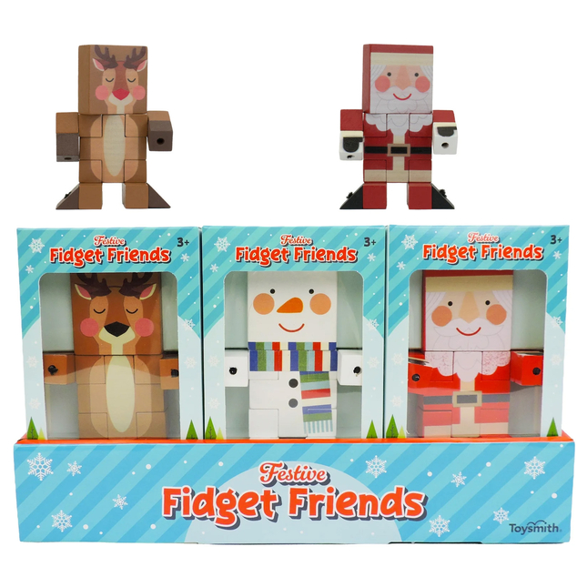 Christmas Wood FIdget Puzzles