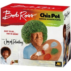 Chia Pet Bob Ross w/ palette