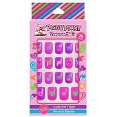 Happy Hearts Piggy Press-on Nails