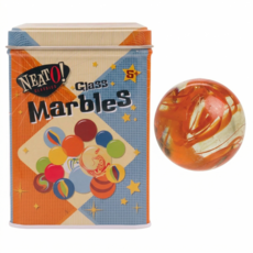 Neato! Marbles In Tin Box