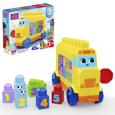 First Builder Build & Count Bus Block Toy