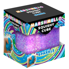 Marshmello Squishy Sparkle Cube
